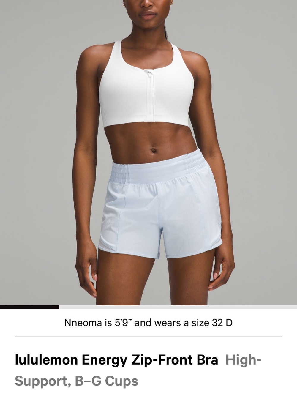lululemon athletica Powder Blue Athletic Shorts